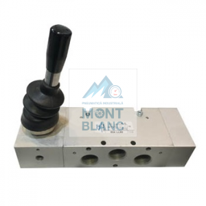 Distribuitor pneumatic aer G1/2 actionat manual